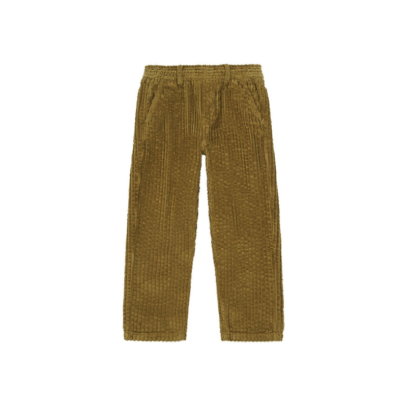 Pantalon Taille Elastiquée Velours Côtelé Bio - Marron - Garçon