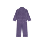 Combinaison Velours Bio - Violet - Fille