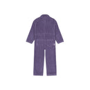 Combinaison Velours Bio - Violet - Fille