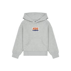 Hundred Pieces - Hoodie Kids In America Coton Bio - Gris Anthracite Chiné - Garçon