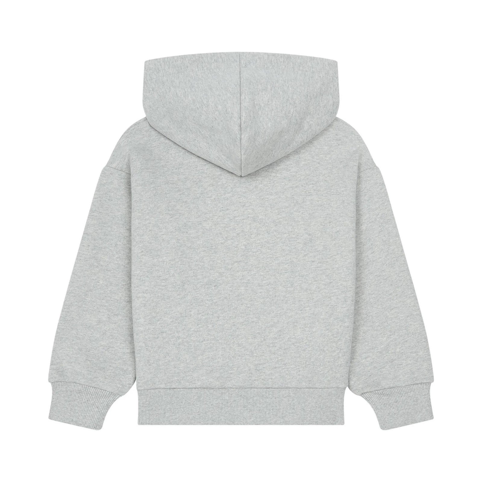 Hundred Pieces - Hoodie Kids In America Coton Bio - Gris Anthracite Chiné - Garçon