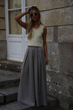 Pantalon Évasé - Manolia Gris