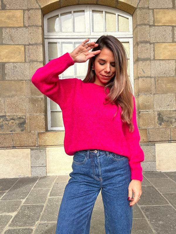 Pull Anna fuschia