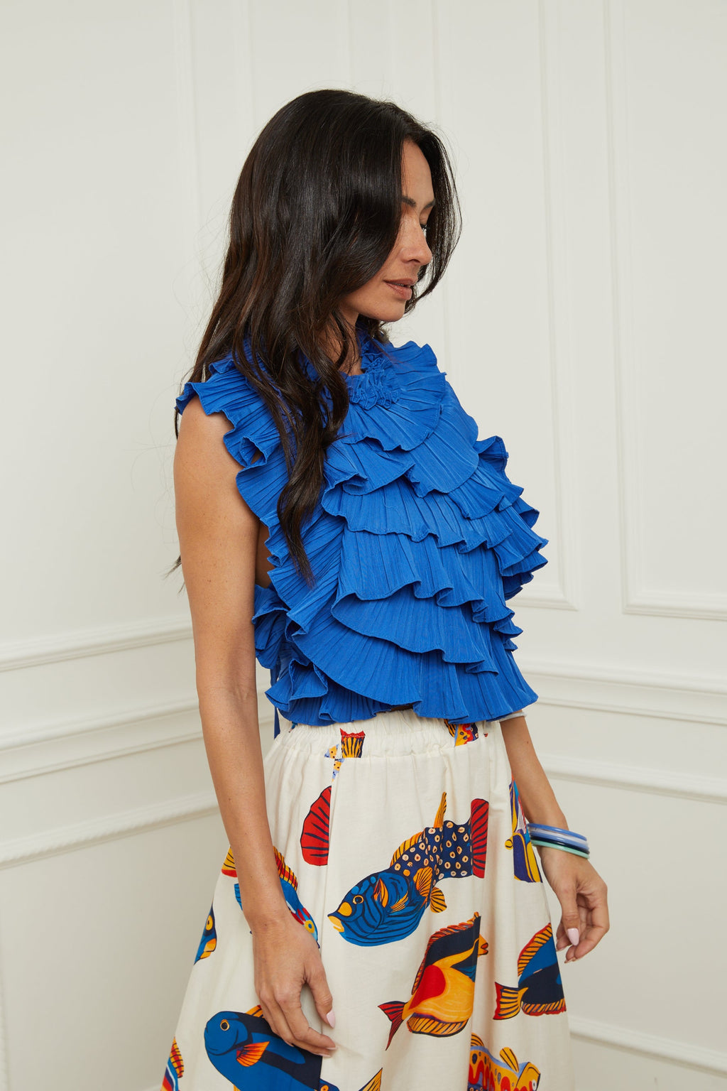 Top Satine - Bleu