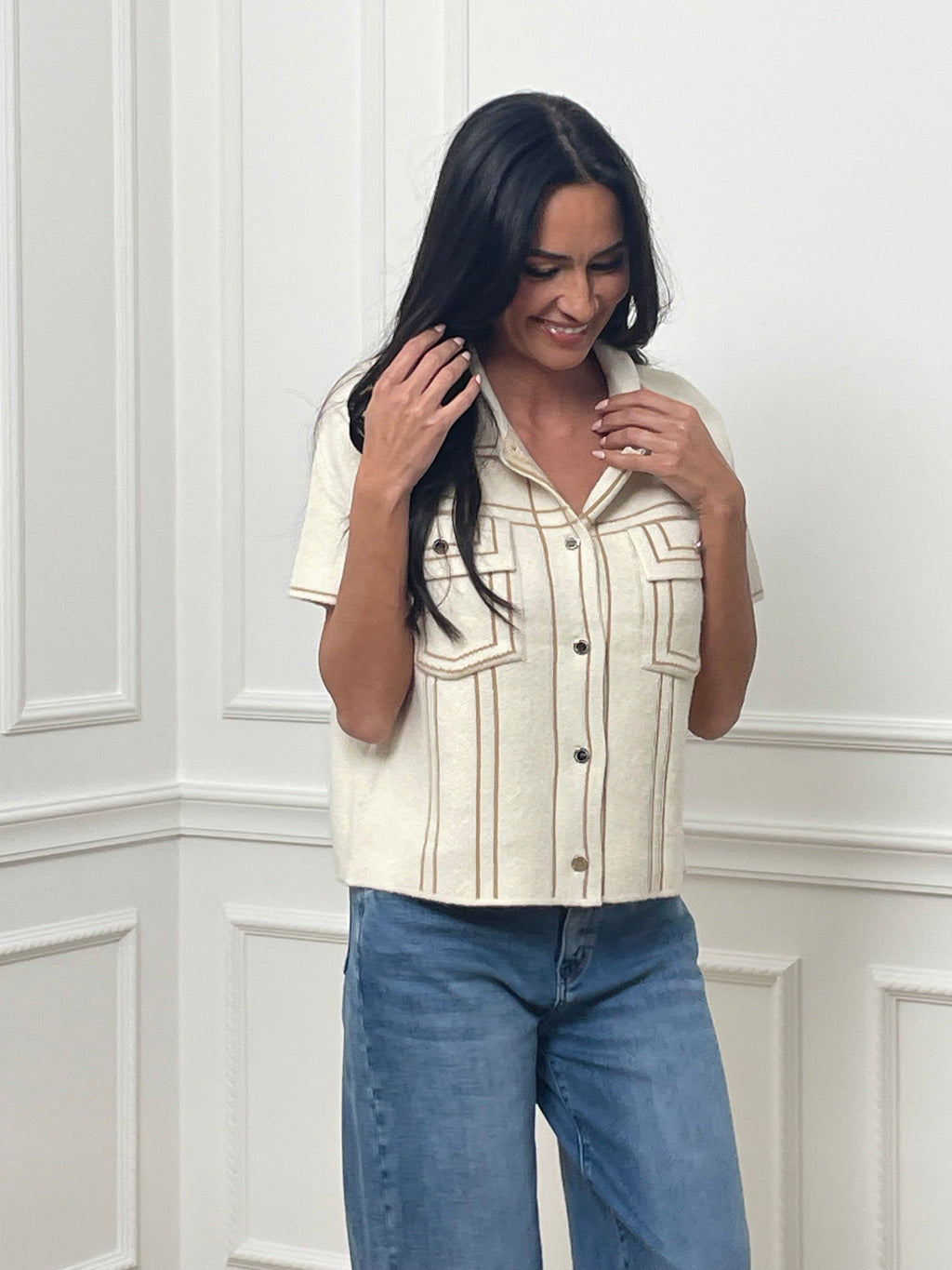 Mila cardigan - Ecru