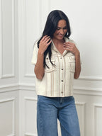 Mila cardigan - Ecru