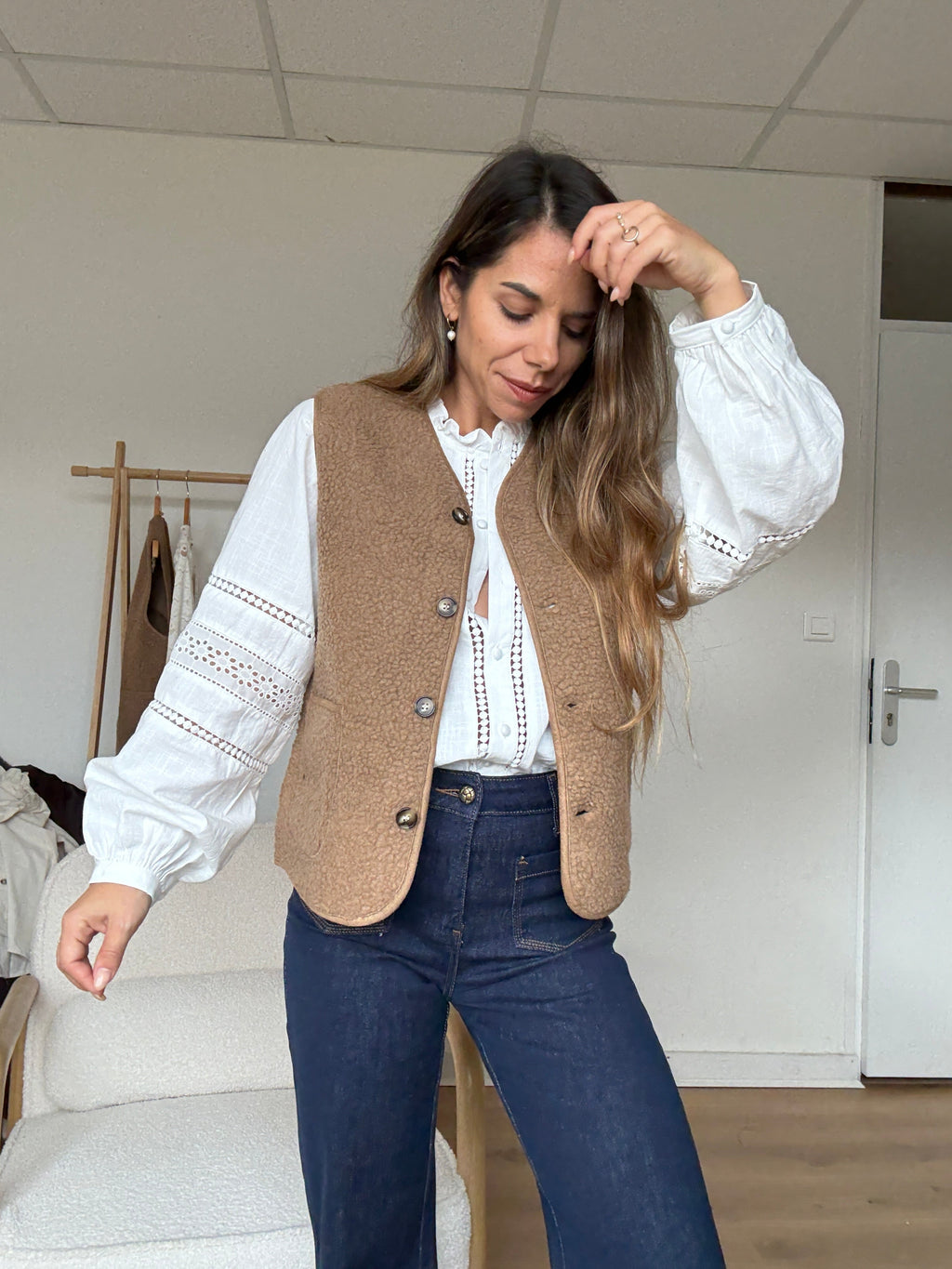 Berger Arianne Camel Vest