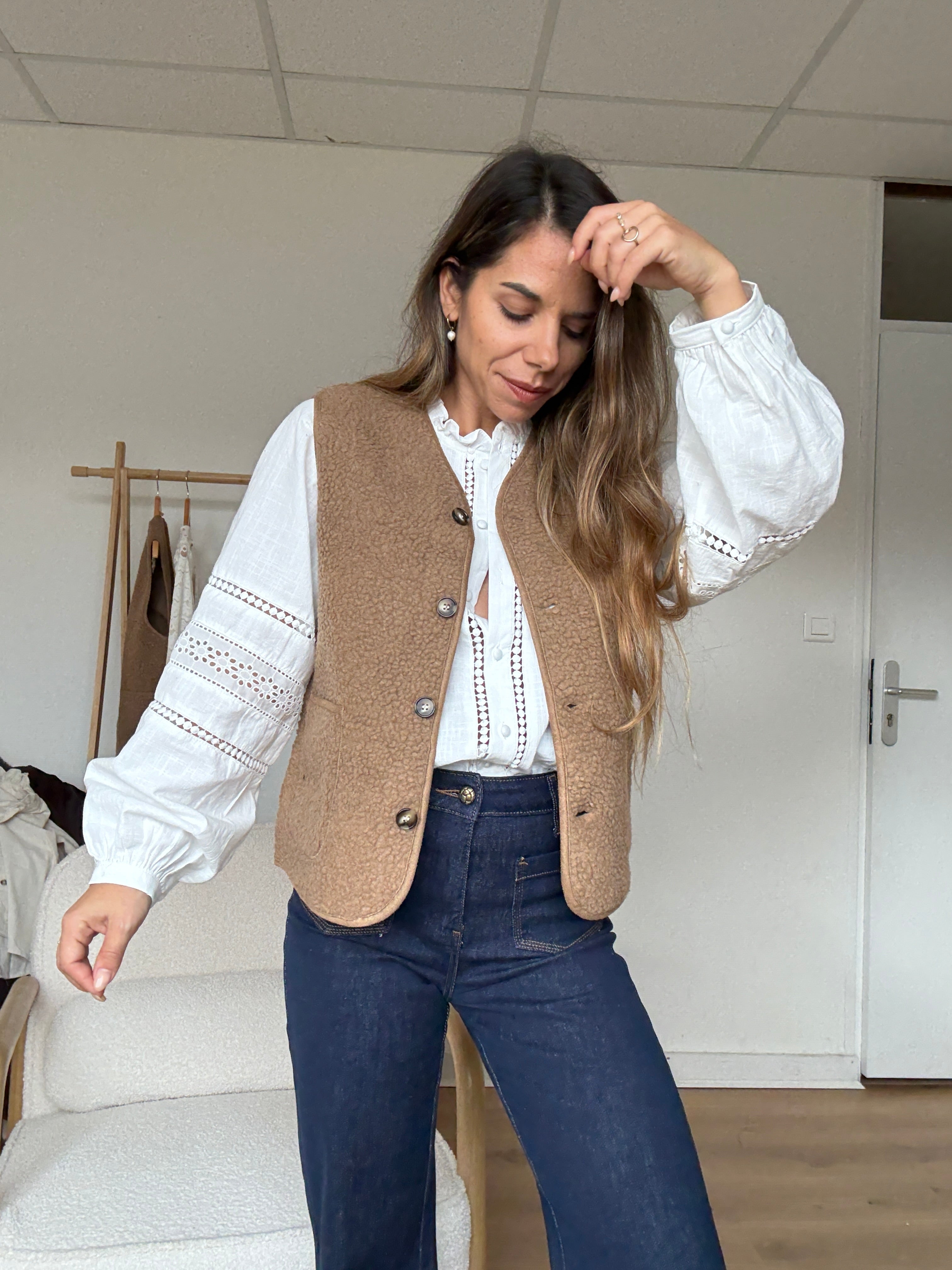 Berger Arianne Camel Vest