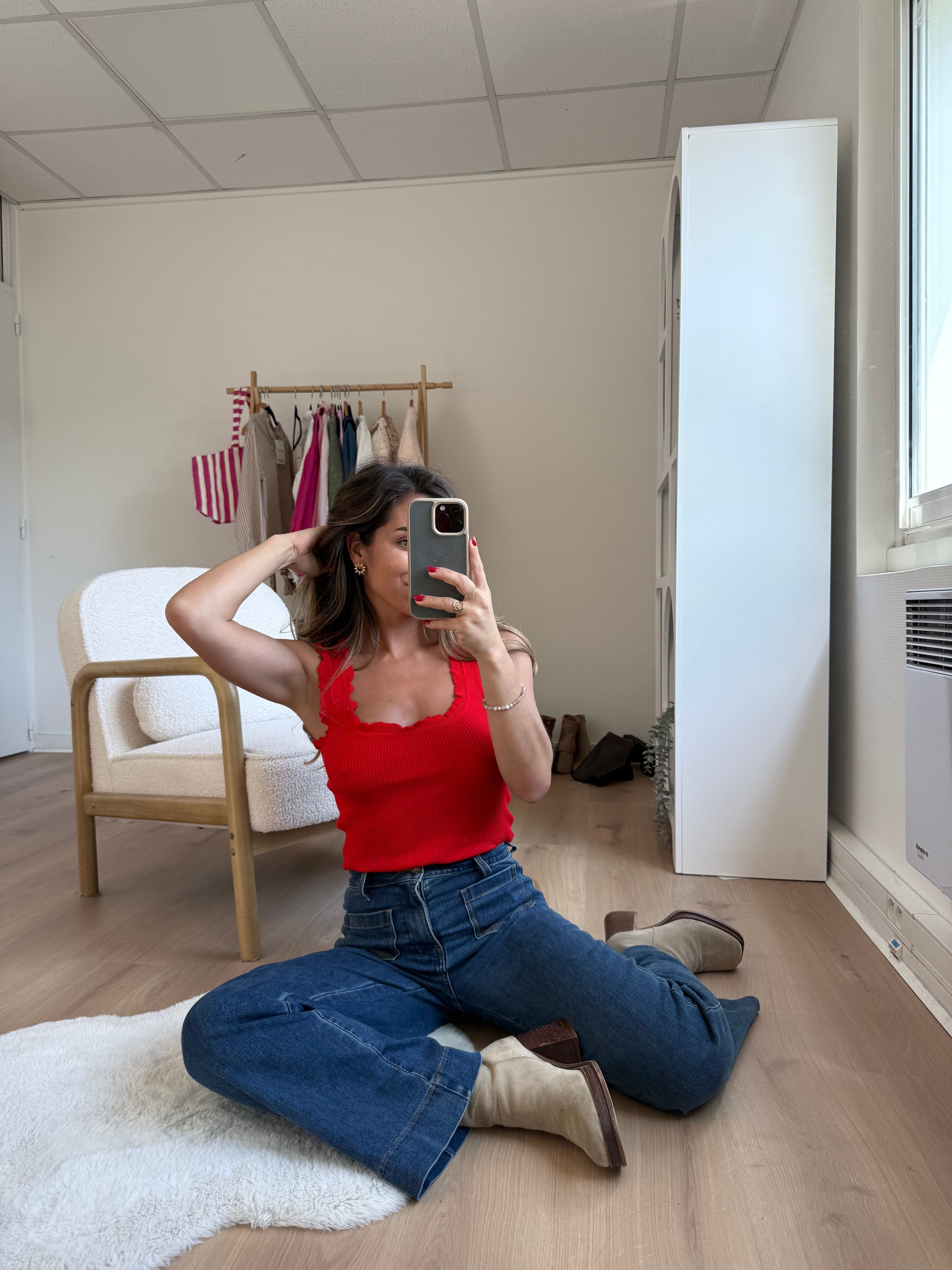 Top Nora Rouge