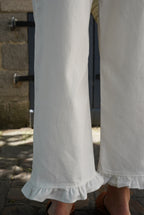Froufrou Gauthier Denim Pants White