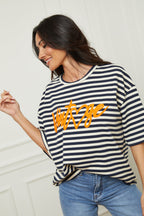 Tee Shirt Vintage - Marine