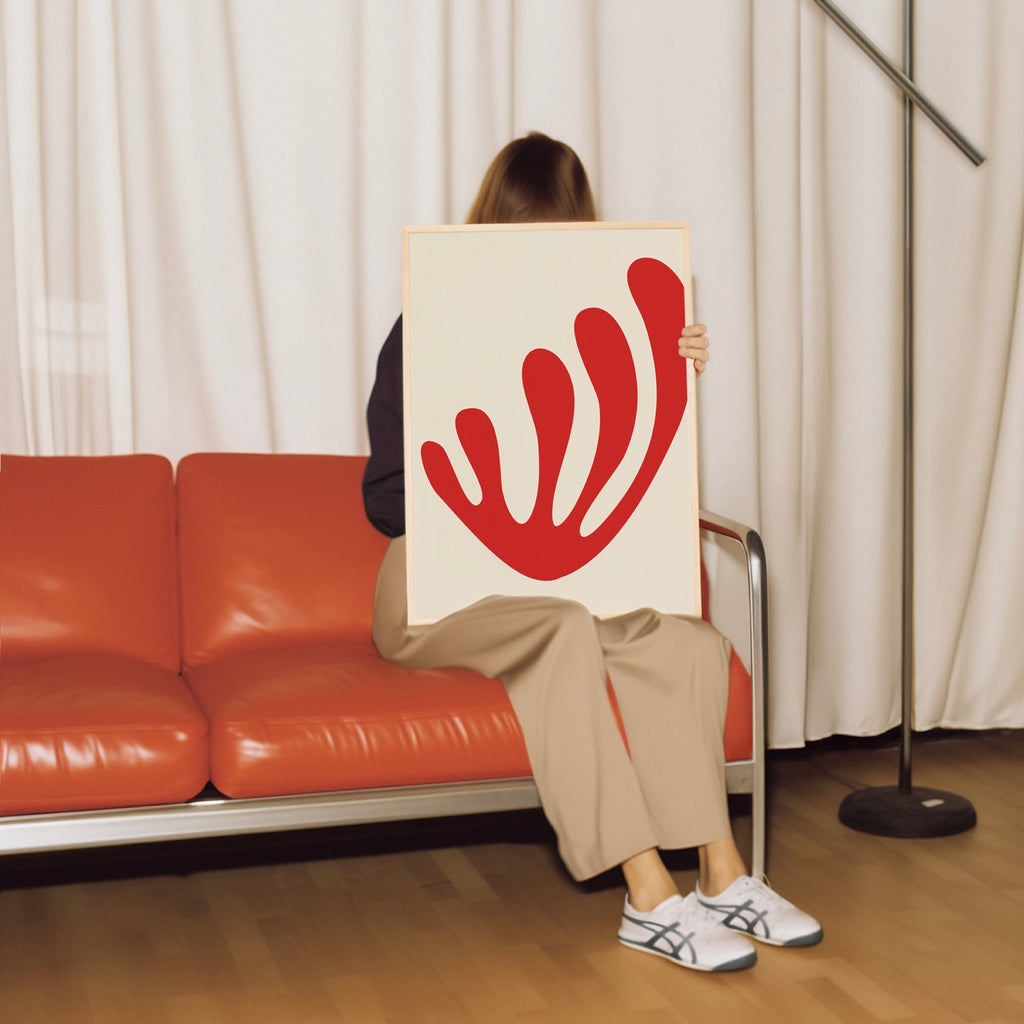 Modern Flower 2 - Rouge