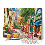 Peinture Par Numéros - Ruelle À Paris