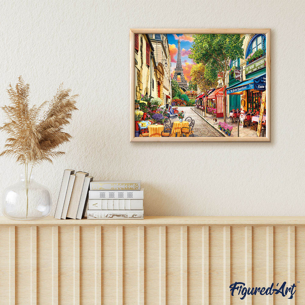 Peinture Par Numéros - Ruelle À Paris
