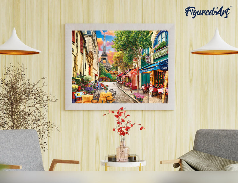 Peinture Par Numéros - Ruelle À Paris