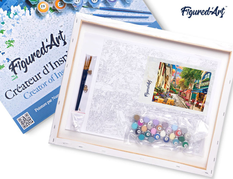 Peinture Par Numéros - Ruelle À Paris