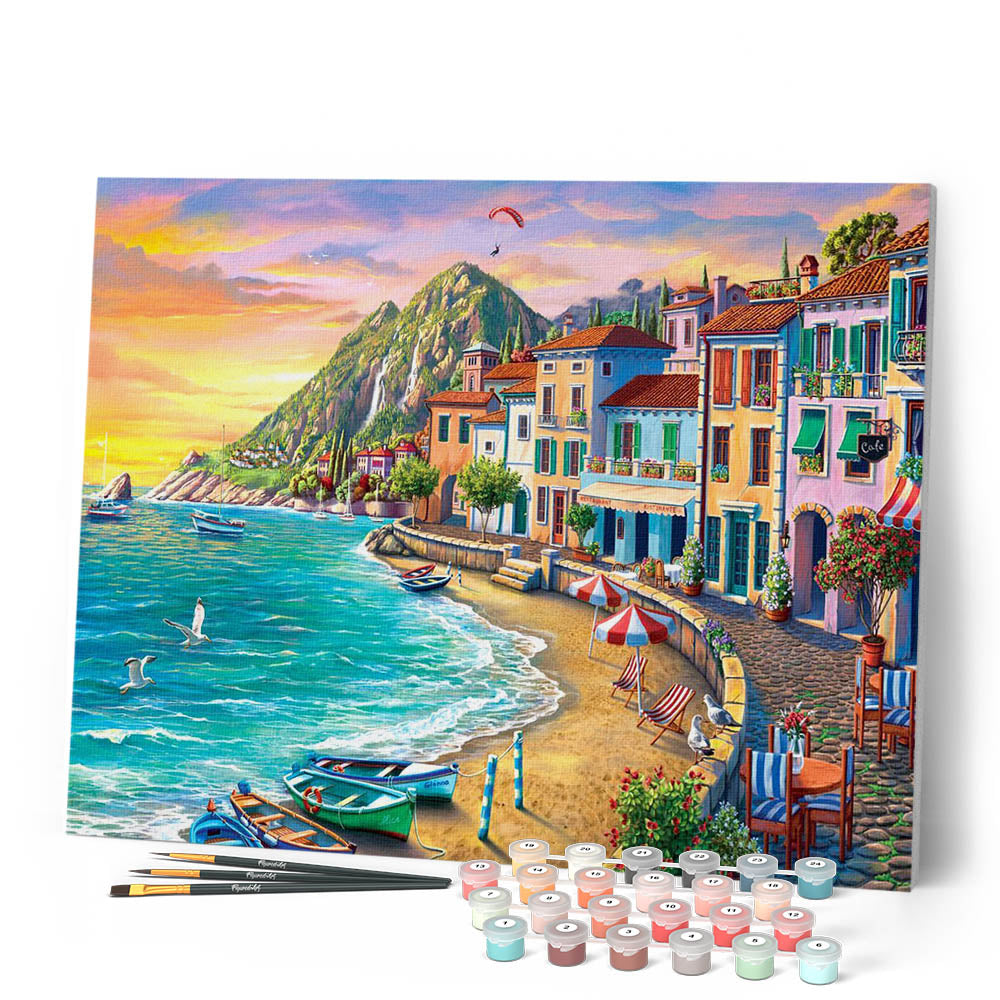 Peinture Par Numéros - Vacances À La Plage
