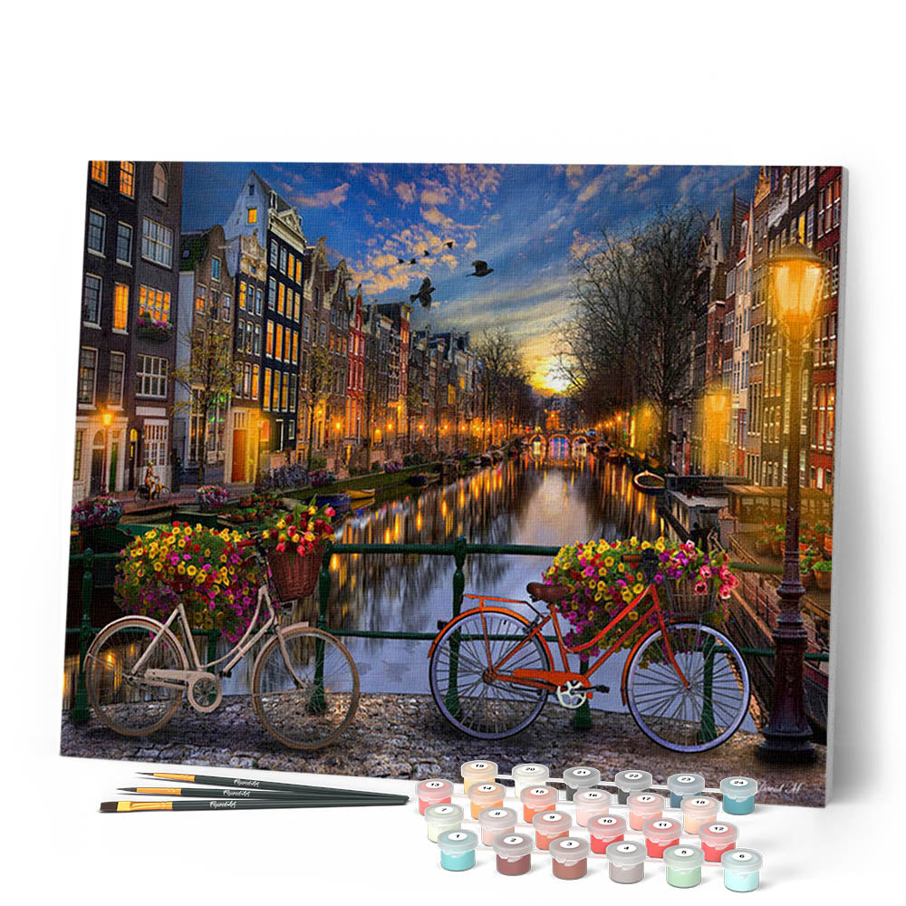 Peinture Par Numéros - Canal Amsterdam