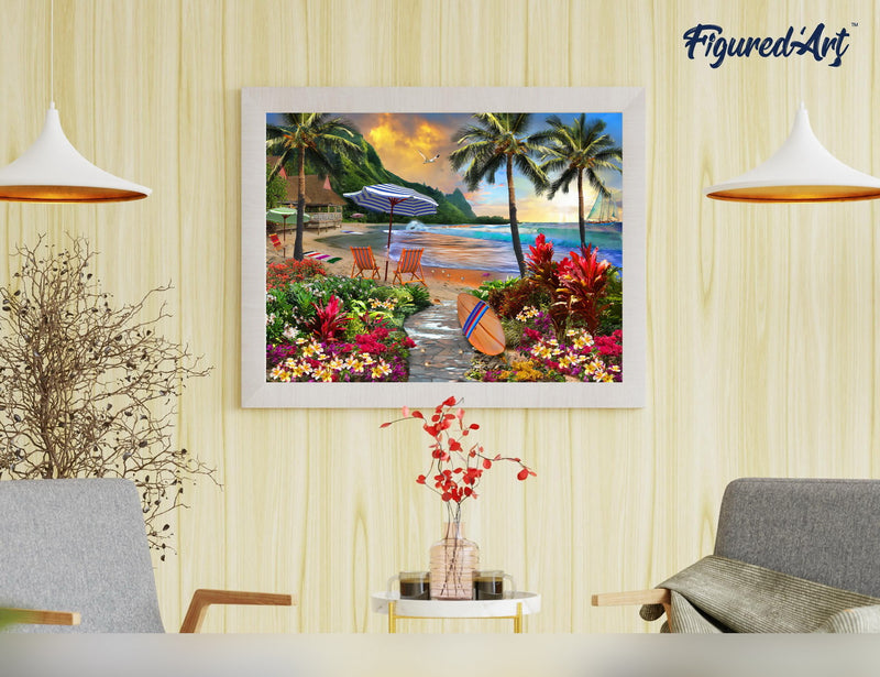 Peinture Par Numéros - Sous Les Cocotiers