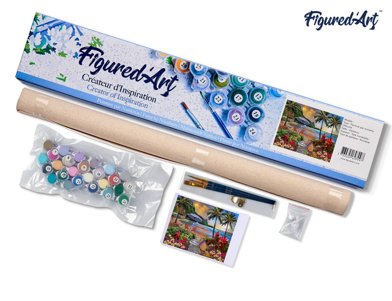 Peinture Par Numéros - Sous Les Cocotiers