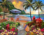 Peinture Par Numéros - Sous Les Cocotiers
