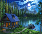 Peinture Par Numéros - Lac Nocturne