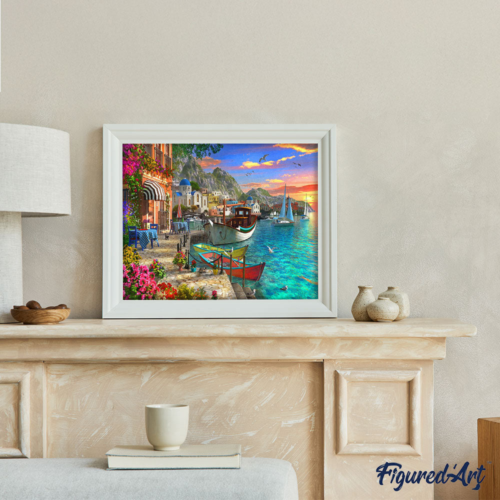 Paint By Numbers - Flowery Port