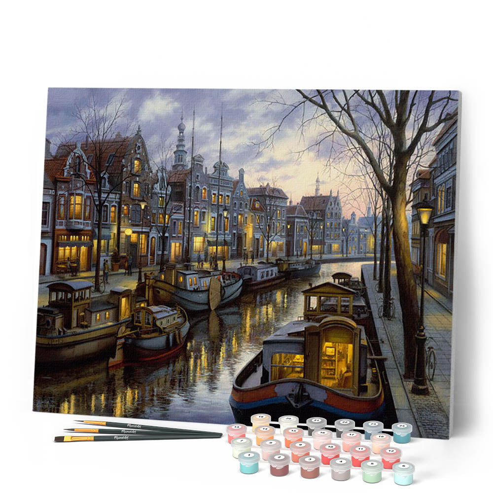 Paint by Numbers - Life on the Canal
