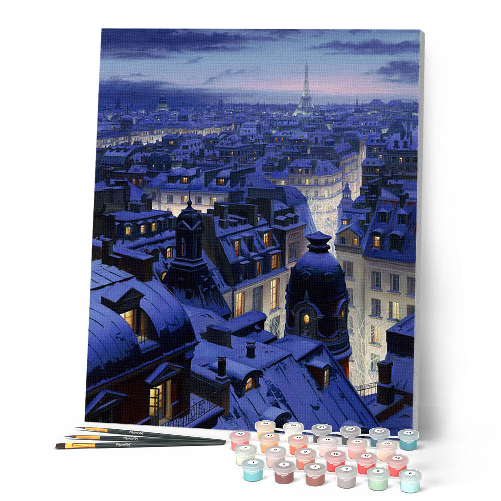 Peinture Par Numéros - Toits De Paris