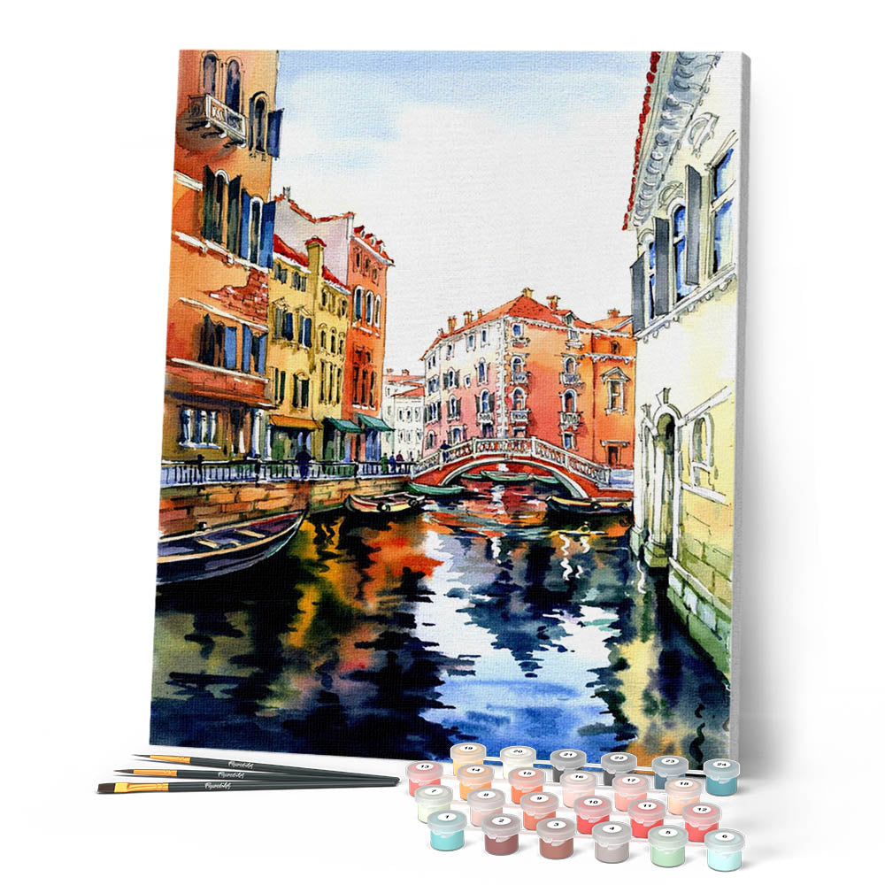 Peinture Par Numéros - Aquarelle De Venise