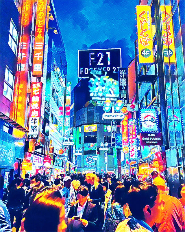 Peinture Par Numéros - Tokyo Shibuya
