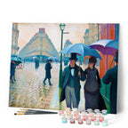 Peinture Par Numéros - Rue De Paris, Temps De Pluie - Gustave Caillebotte