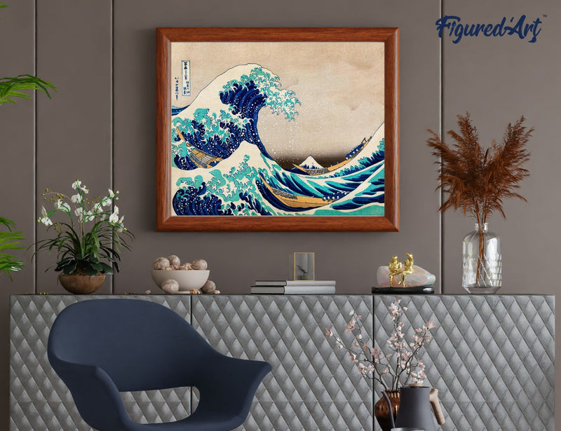 Peinture Par Numéros - La Grande Vague De Kanagawa - Katsushika Hokusai