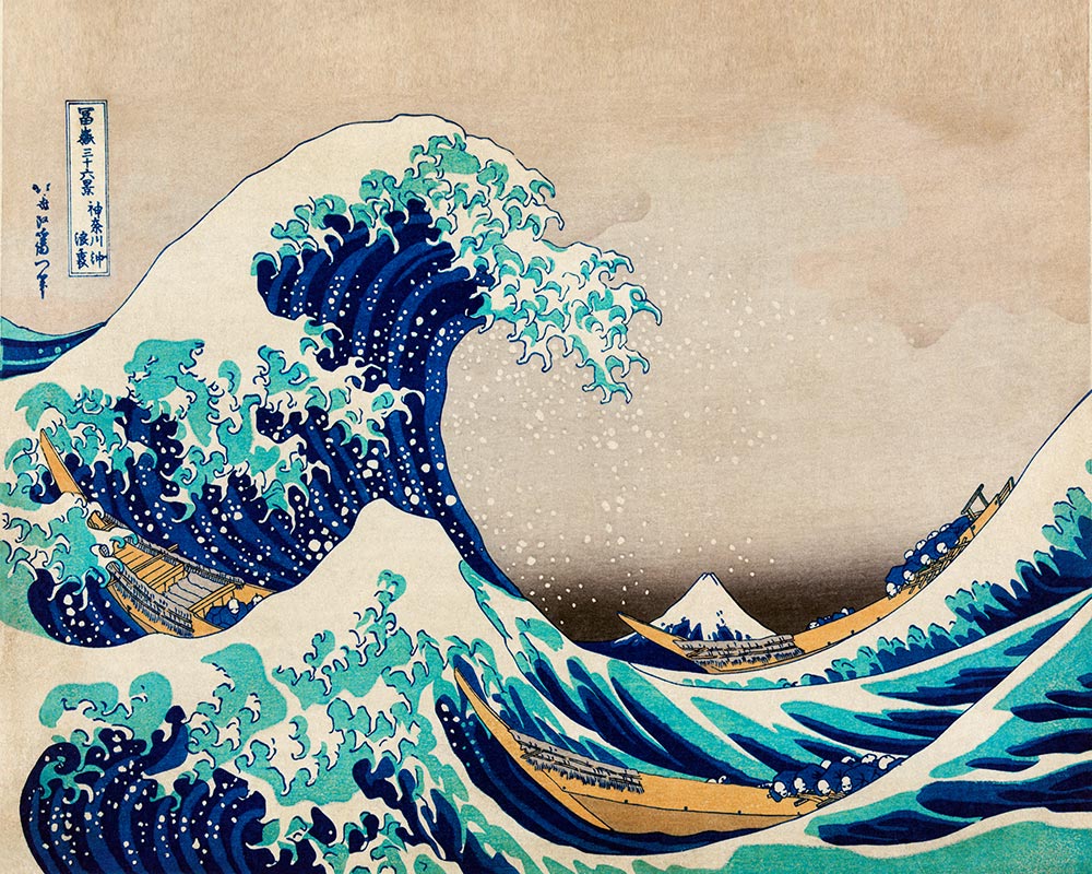 Paint By Numbers - The Great Wave Off Kanagawa - Katsushika Hokusai