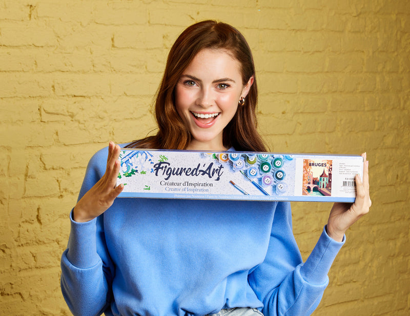 Peinture Par Numéros - Affiche Vintage Bruges