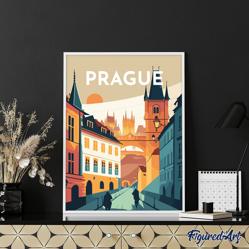 Peinture Par Numéros - Affiche Vintage Prague