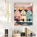 Peinture Par Numéros - Affiche Vintage Copenhague
