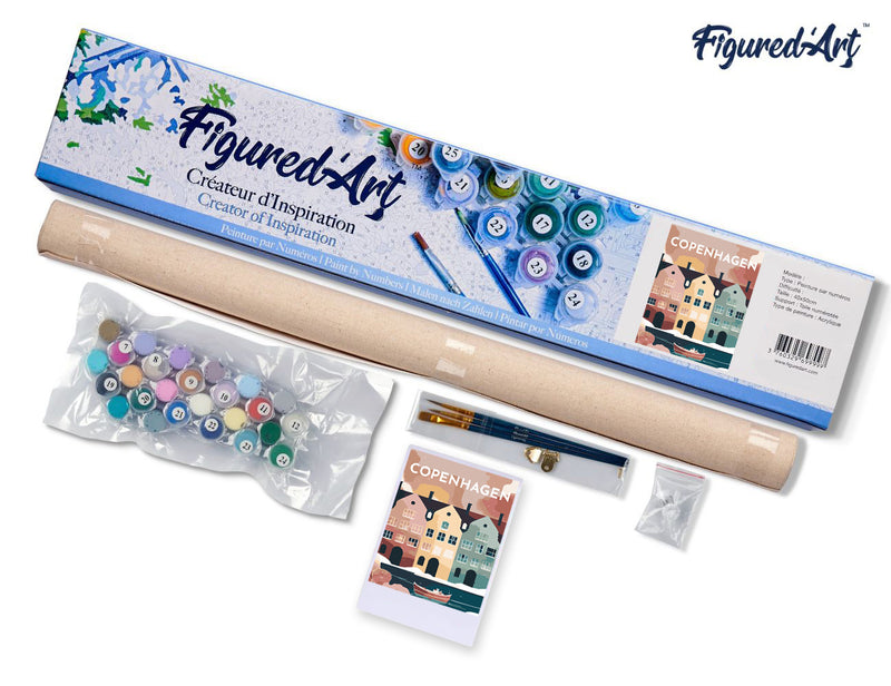 Peinture Par Numéros - Affiche Vintage Copenhague