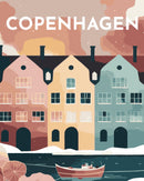 Peinture Par Numéros - Affiche Vintage Copenhague