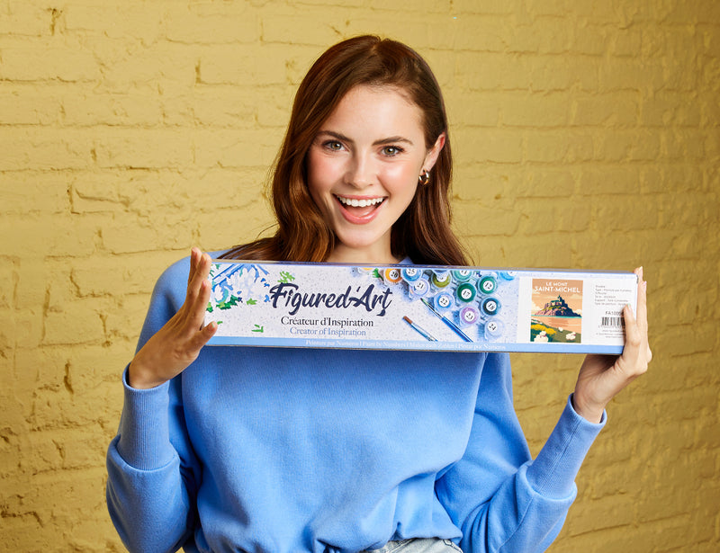 Peinture Par Numéros - Affiche Vintage Mont Saint-Michel