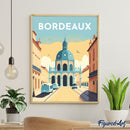 Peinture Par Numéros - Affiche Vintage Bordeaux