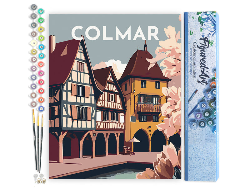 Peinture Par Numéros - Affiche Vintage Colmar