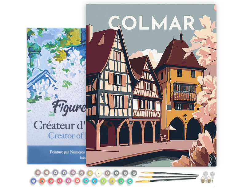 Peinture Par Numéros - Affiche Vintage Colmar
