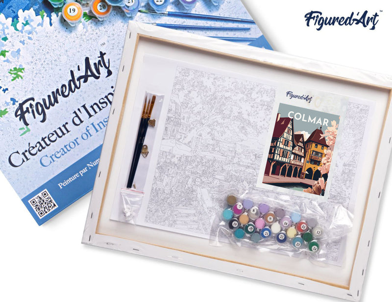 Peinture Par Numéros - Affiche Vintage Colmar