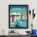 Peinture Par Numéros - Affiche Vintage Marseille