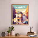 Peinture Par Numéros - Affiche Vintage Nantes