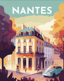 Peinture Par Numéros - Affiche Vintage Nantes