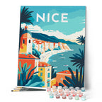 Peinture Par Numéros - Affiche Vintage Nice