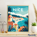 Peinture Par Numéros - Affiche Vintage Nice