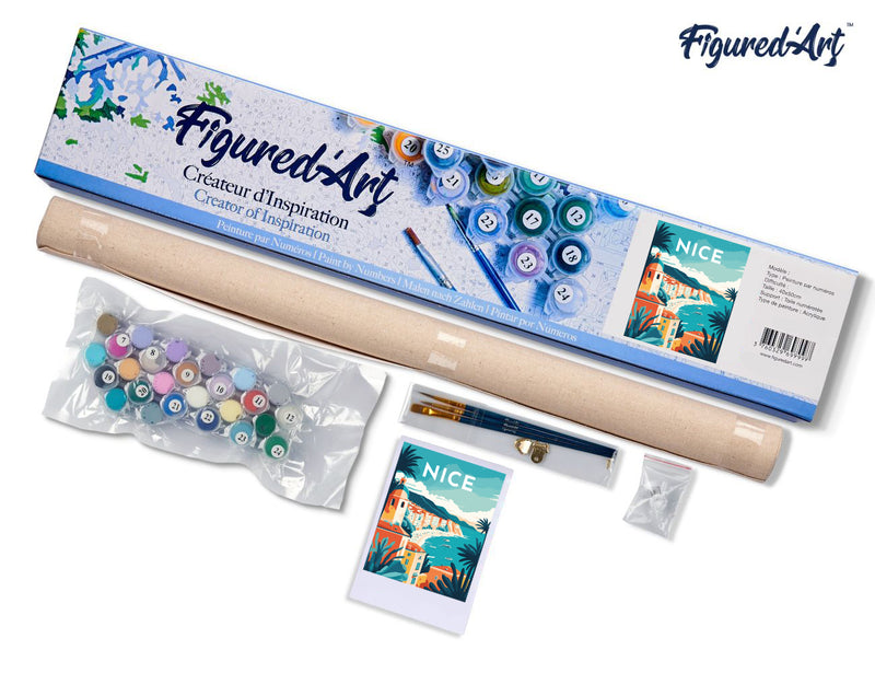 Peinture Par Numéros - Affiche Vintage Nice